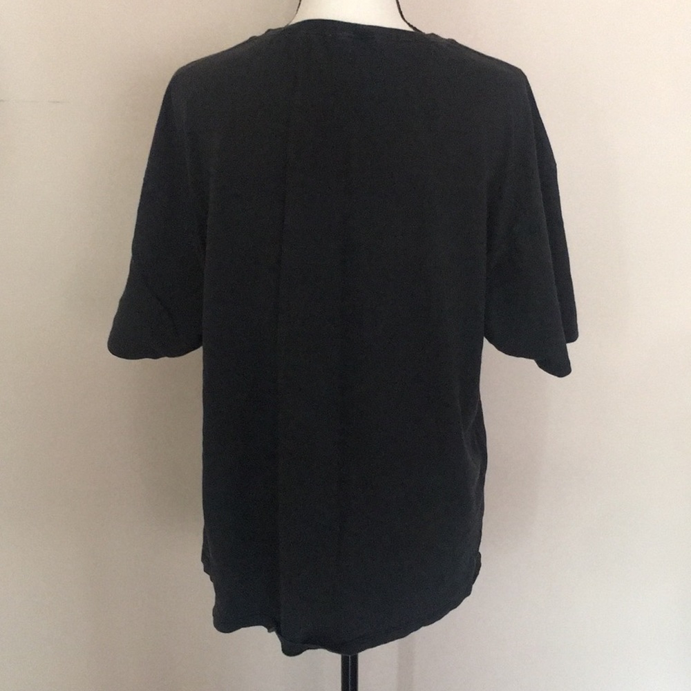 ZARA Grey rock n roll T Shirt with Design like NEW - Picture 4 of 5